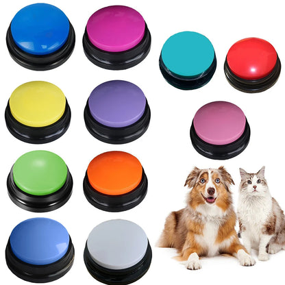 Recordable Dog Buttons: Portable, Talking Pet Toy for Fun Communication