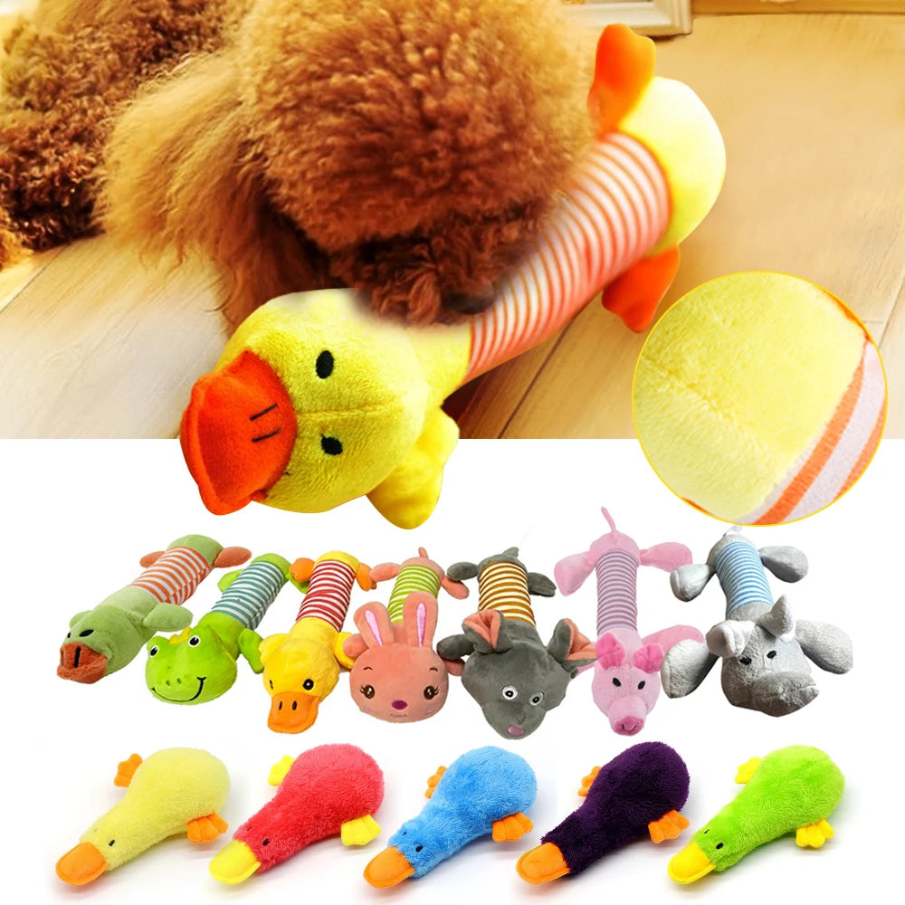 Squeaky Plush Dog Toy: Fun, Durable, and Chew-Friendly for All Puppies