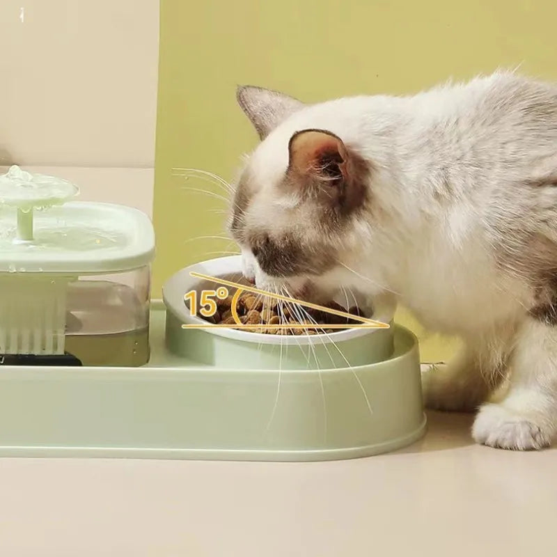 Silent USB Pet Water Fountain: Auto-Filtering Drinker for Cats