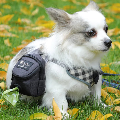 Portable Dog Treat Pouch: Multifunctional Training Bag with Poop Dispenser