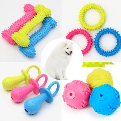 Indestructible Dog Toy: Teeth Cleaning & Chew Training for Small Dogs